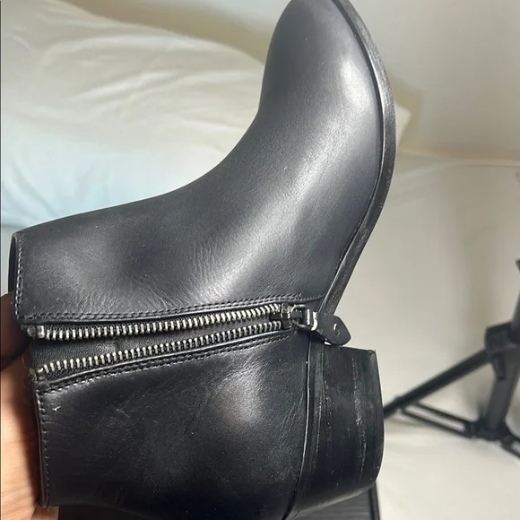 Thursday boot company Ankle women’s black leather Boots  Sleek Design - Picture 10 of 16